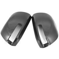 Skirtas TOYOTA Hilux Vigo 2004-2015 automobiliui Black anglies pluošto galinio vaizdo veidrodėlio gaubto apdaila 2005 2006 2007 2008 2009 2011 2012 2013 m. Carbon fiber pattern