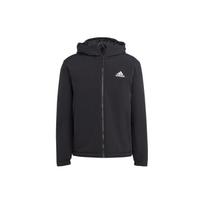 Adidas Printed Logo Zip Hoodie Jacket Men Outerwear Black HT8715 S