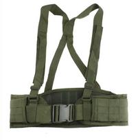 Molle diržo juosmens sandariklis Daugiafunkcis kamufliažinis nailono nugaros diržas, lauko sportinis diržas, juosmens atrama 113*15cm žalia