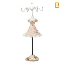 Lady Mannequin Jewelry Holder Earring Display Stand Rotating Jewelry Decoration įvairiaspalvis