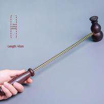 Chicken Wing Wooden Spring Massage Hammer for Back and Fitness Therapy Gourd wenge spalva