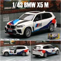 1/43 BMW X5 M žaislinio automobilio modelis vaikams CCA Welly Sportinis visureigis Miniatiūrinis Laisvi ratai Atitraukiamas Metalinis Lydinio Kolekcinis Dovana Berniukams balta