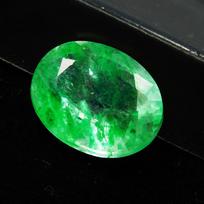 6 karatai Natūralus SERTIFIKUOTAS Smaragdas Ovalo formos Žalias Kolumbietiškas Laisvas brangakmenis 12 mm approx žalia
