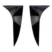 1pair Rear Window Spoiler Wing Black For Ford Focus Hatchback 2014-2018