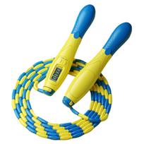 Beaded Jump Rope Skipping Rope with Counter Jump Rope Adjustable Length Soft Beaded Skipping Rope for Gym Fitness Exercise