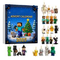 Christmas Advent Calendar ,Christmas Countdown Calendars,24 Days Of Xmas Surprises,with 24 Collectible For Kids Adult Teens One Size