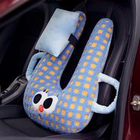Animacinis automobilio pagalvė vaikams Automobilio miego artefaktas Automobilio pagalvė Mėtymo pagalvė Galvos atrama galinei sėdynei Šoninio miego kaklo pagalvė 60*45cm（0.9kg） dangaus mėlyna spalva