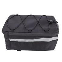Bike Rear Rack Bag 30x18x14cm Water Proof 1680D Oxford Cloth Bike Trunk Bag with Reflective Strip