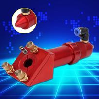 Red Aluminum Laser Head Accessories for CO2 Laser Engraving Machine 63.5 101.6mm(Type A)