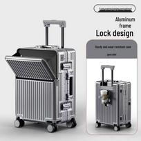 OKD Front-Opening Aluminum Frame Luggage 20 inches