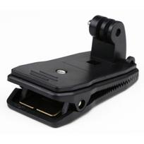 360° Rotatable Backpack & Hat Clip for GoPro, DJI, and Xiaoyi Cameras