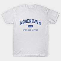 Men Black Print T-shirt F.C. Copenhagen No-Cut Transfer Paper Print Cotton Tshirt M balta