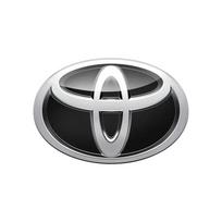 Automobilio priekinio variklio dangčio emblema, galinio bagažinės dangčio ženklelis, vairo logotipas, skirtas „Toyota RAV4“, „Camry“, „Yaris CHR“, „LEVIN Vios REIZ“. 67X45mm juoda