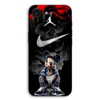 Case For iPhone 16E Nike mickey jordan Maniacase juoda