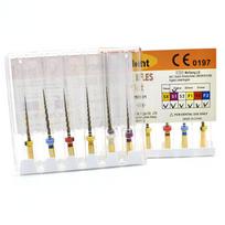 Patvarus Ir Saugus Danties Šaknies Kanalo Failas Auksinis Endo Rotacinis Super Failas Auksiniai Endodontiniai Failai 25mm Nikelio Titano Instrumentas Odontologija