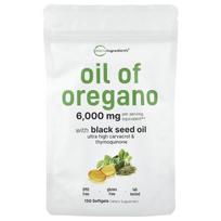 Mikroingredientai, Oregano aliejus, 150 minkštų kapsulių