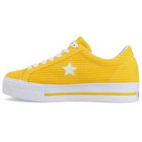 Converse One Star Platform Ox MadeMe Vibrant Yellow Women's 561393c 37