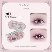 Flower Knows Gulbės Baleto Akių Šešėlių Paletė Matinė Smulkus Blizgesys Perlamutrinė Veido Paletė 6 Spalvos Blizgučių Akių Šešėliai Flowerknows Makiažas kepėjas-miller rožinė spalva