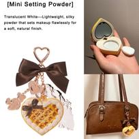 FLOWER KNOWS THE SWEETIE BEAR Mini Honey Face Powder Pendant Makeup Brighten Lasting Oil Control Foundation Powder Cosmetics kaulas