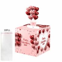 Surprise Valentine's Day Cash Pull Box Paper DIY Money Holder Birthday Cash Gift Roll-up Banknote Funny Pumping Money Box 5x5x5cm