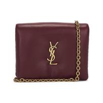 Saint Laurent Ysl Auksinis Metalinis Logotipas Avikailio Crossbody Pečių Krepšys Moteriški Krepšiai Raudonas 777439-AACX7-6268 Basic Set (Bag+Dust Bag)
