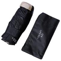 ShangHeng Mini Pocket 5-Fold UV Sun & Rain Umbrella 92cm Diameter juoda