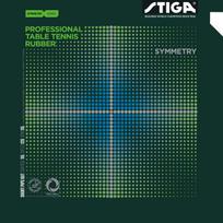STIGA stalo teniso trumpų spygliukų gumos Symmetry 1709180520, Guma, Raudona, Stora,