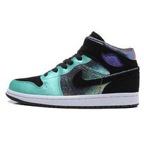 Jordan 1 Mid Atomic Teal Ultraviolet GS 555112-309 36.5