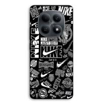 Case For Xiaomi Redmi Note 15 5g Nike air logo Graffiti Black and white Maniacase juoda