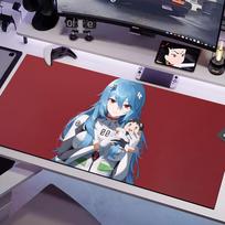 Anime R-Rei AyanamiES Mouse Pad Multiple Sizes Large Square Computer Office Game Table Mats Rubber Anti-slip Mousepads 600x300x2mm