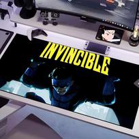 Invincible Series Mouse Pad Multiple Sizes Large Square Computer Office Game Table Mats Rubber Anti-slip Mousepads 600x300x2mm