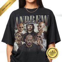 Andrew Tate Vintage TShirt Unisex Cotton Retro Graphic Tee Fan Merch Tee S5XL Unisex T-Shirt XXXL