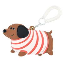 baggage tag Leather Dog Pendant Multifunction Luggage Tag Simple Hangging Card Bag  Unisex Style 8