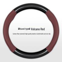 Genuine Leather Carbon Fiber Steering Wheel Cover for Trumpchi GS4/GS5/GS3/GS7/GS8/GA4/GA5/GA8/GM8 38