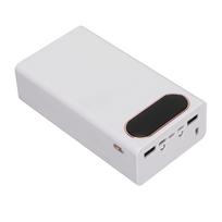 10W   18650 Portable Power Bank Case L12 Mobile Battery   12 Batteries Capacity with 2 LED Lights LCD Display