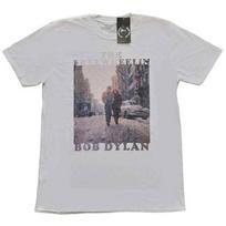 Bob Dylan The Freewheelin' T-Shirt White New Unisex T-Shirt L