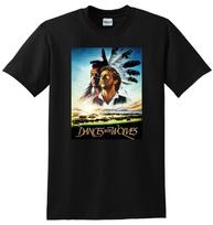 DANCES WITH WOLVES T SHIRT 4k bluray dvd cover poster tee S-5XL Unisex T-Shirt S