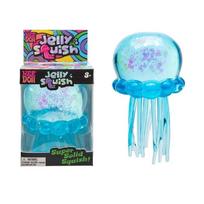 (Mėlyna) NeeDoh Medūza Jelly Squish Streso Žaislas Fidget Sensory Suspaudžiamas Minkštas Žaislas