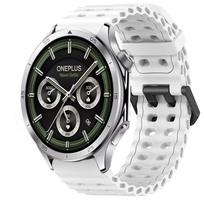 22 mm vandenyno silikoninis dirželis, skirtas OnePlus Watch 3 46 mm/2/2R/Lite, sportiškas kvėpuojantis apyrankė, skirta Watch 4 Pro/X X2/X3 priedams OnePlus Watch 2 2R balta