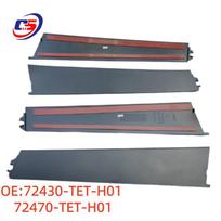 Honda Civic Window Trim and Door Pillar Trim Strip, Part Numbers 72430-TET-H01 & 72470-TET-H01 Includes 72430-TET-H01 and 72470-TET-H01
