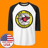 Karšta Tunų Australija Banglenčių Vyrai#039;s Raglan Balta Juoda Dydis S iki 2XL Unisex Marškinėliai S