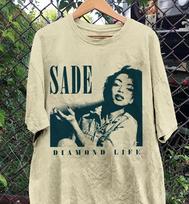 Sade Diamond Life smėlio spalvos trumpomis rankovėmis marškinėliai Dydis S M L 2345XL SN70 Unisex marškinėliai XXL