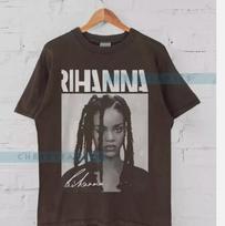 Rihanna muzikiniai marškinėliai Medvilniniai Unisex Dydis S-5XL Dovana gerbėjams Unisex marškinėliai XXXL