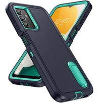 Skirtas Samsung Galaxy A54 A14 A53 A13 S23 Ultra S22 Plus stovo laikikliui mobiliojo telefono dėklas, apsaugantis nuo kritimo šarvų dangtelis for Galaxy S22 Plus tamsiai mėlyna spalva