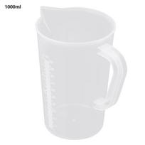 Šalto gėrimo ąsotis Plastikinis graduotas sulčių ąsotis Šalto vandens ąsotis Sulčių ir šalto gėrimo gėrimų grafinas 1000ml without Lid skaidri