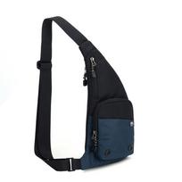 Vyriška nauja madinga kasdienė pečių krepšys laisvalaikiui, kelionėms, sportui, lauko veiklai, kurjerio tipo, crossbody, sling, krūtinės krepšys vyrams ir moterims 23 x 42 x 4 cm mėlyna