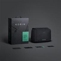 Korin Clicksling S Men Crossbody Bag Waterprof Quick Access 11 inch Tablet Bag with Reflective Band/Megnetic Buckle juoda