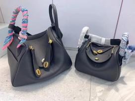 Togo first layer cowhide bag new lychee pattern leather bucket bag single shoulder crossbody portable women's bag Small juoda