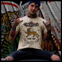 Muay Thai T-shirt Thai boxing Sak Yant Tattoo Thai Boxer muay boron tiger 2XL