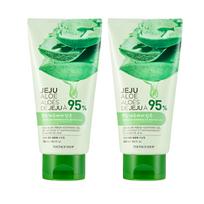 THE FACE SHOP Jeju šviežias raminamasis alavijo gelis 300 ml (2 pakuotė)